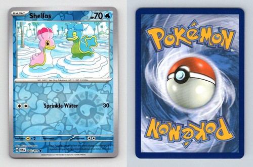 Shellos #46/191 SV Surging Sparks 2024 Reverse Holo Common Pokemon TCG ...