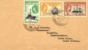 Whaling Mail S. Georgia to S. Wales addressed to S.A. Shingler marine engineer - Picture 1 of 2
