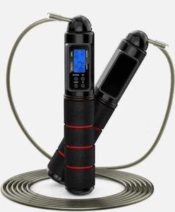 Aerb Skipping Rope Counter for Calories Timer Memory Foam Handle . Read Add - Picture 1 of 8