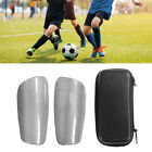 1Pair Carbon Fiber Soccer Shin Guards Football Leg Guard Plate With Portable