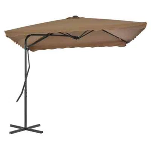 Garden Parasol with Cross Base 360-degree Rotatable Patio Sunshade vidaXL - Picture 1 of 43