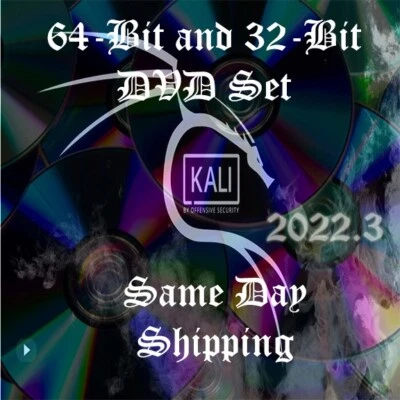 Kali Linux 2022.3 Installer 64 Bit and 32bit Bootable DVD's For Hackers - Image 1 of 4