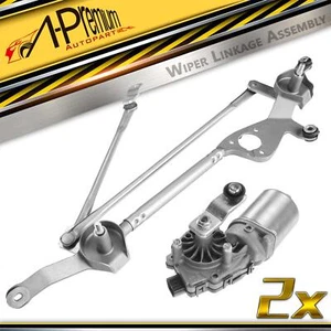 Windshield Wiper Linkage Assembly w/ Motor Front for Cadillac XTS 2013-2017 3.6L - Picture 1 of 8