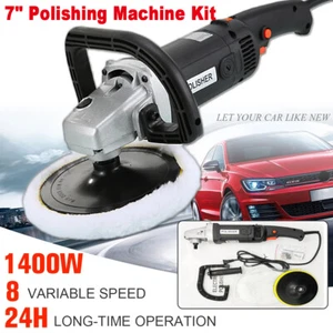 1400W Electric Car Polisher Kit Buffer Sander Variable Speed Polishing Machine - Picture 1 of 12