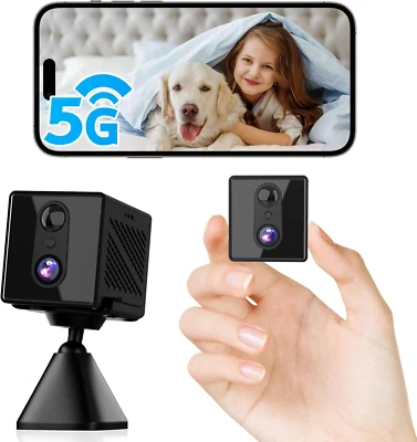 5G Wifi IP Mini Kamera 2K Überwachungskamera Überwachung Live Handy Nachtsicht - Bild 1 von 4