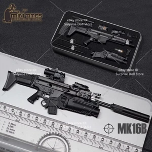 mini times toys MK16B 1/6Weapon Gun Model F 12" Military Solider Action Figure - Picture 1 of 1