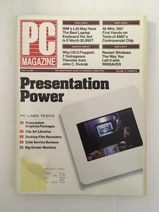 PC Magazine MAY 14, 1991 Vol. 10 No. 9 Back Issue COMPUTER Magazine 40 MHz 386s - Picture 1 of 3