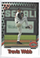 2010 Carolina Mudcats (Double-A Cincinnati Reds) Travis Webb