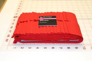Jelly Roll Red Poppy Solid 40 - 2.5" strips Combed Cotton, - Picture 1 of 1