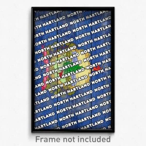 North Hartland Vermont Poster (VT City Souvenir 11x17 Town Print) - Picture 1 of 1
