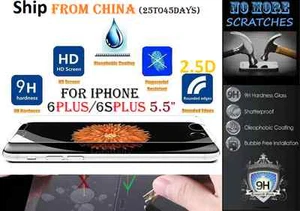 2.5D Arc Edge 9H Tempered Glass Screen Protector iphone 6 Plus 6SPlus 5.5" Vitre - Picture 1 of 7