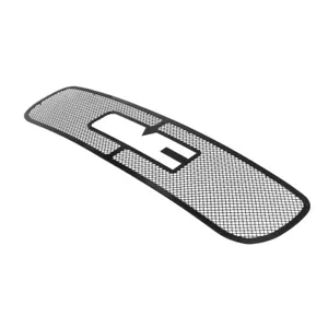 For 2001-2002 GMC Sierra 1500/2500/3500 Main Upper Stainless Black Mesh Grille - Picture 1 of 3