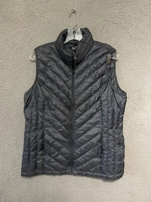32 Degrees Heat Mens Vest Gray Size Large Full Zip Adult Nylon - Image 1 of 4