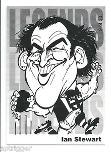 Weg's Footy Legends (9) IAN STEWART St. Kilda / Richmond - Picture 1 of 1