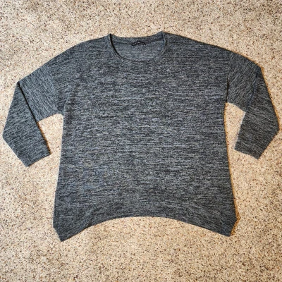 Nally & Millie 女式深灰色大号/XL 3/4 袖套衫毛衣 — 第 1/4 张图片