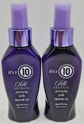 It's a 10 Silk Express Miracle Silk Leave in 4 oz Lot Of 2 bottles  - Image 1 of 2