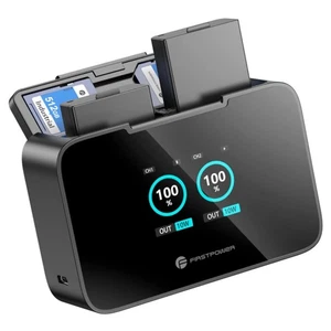 FirstPower 2er Pack LP-E10 Akku und 20W Schnell Dual Ladegerät - Canon EOS 4000D T7 - Bild 1 von 13