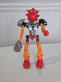 LEGO Bionicle 8572 Tahu Nuva - Missing 2 Pieces - 2 Extra Pieces Included