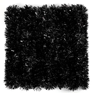 FOIMAS 33FT Ghirlanda di orpelli neri, Halloween metallizzato 33 piedi Halloween, - Foto 1 di 8