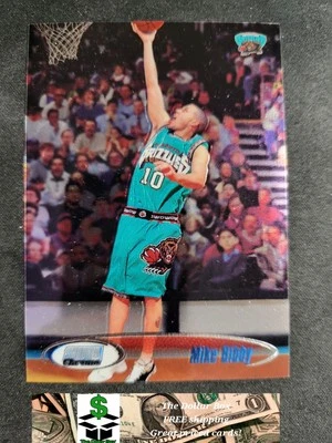 1998-99 Topps Stadium Club Chrome Mike Bibby RC Card #scc31 Grizzlies  - Image 1 of 2