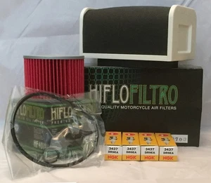 Service Kit For KAWASAKI ZR7 / ZR7S (1999 to 2003) Filters and 4 x Spark Plugs - Bild 1 von 20