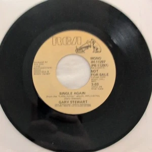 GARY STEWART rare Promo 45 Record Single Again RCA Stereo/Mono Play tested VG+ - Picture 1 of 2