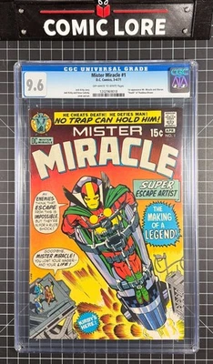 1971 Mister Miracle #1 CGC 9.6 NM+ 1st appearance of Mister Miracle - Image 1 of 2