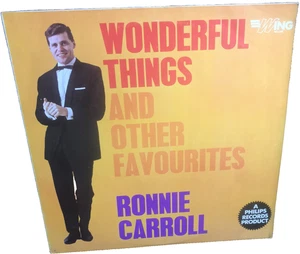 RONNIE CARROLL wonderful things 1965 UK WING MONO VINYL LP - Picture 1 of 4