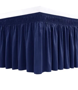 Biscaynebay King & Cal Kingsize-Bettröcke 16" Tropfen elastisch marineblau Bettrüsche - Bild 1 von 3