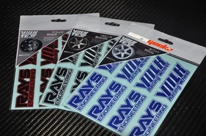 JDM Volk Racing RAYS Engineering Rim Stickers – Premium Replacement - Picture 1 of 1