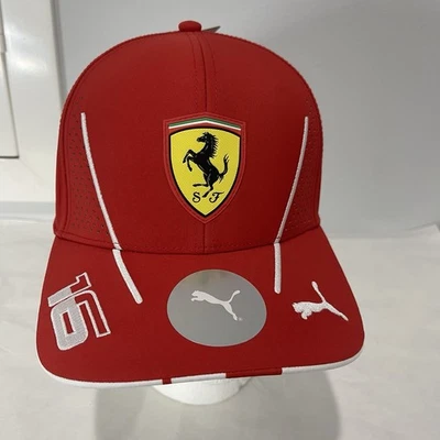 Scuderia Ferrari Racing Formula 1 Cap - Charles Leclerc - F1 -New with Tags - Image 1 of 4