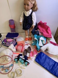 Our Generation Doll And Large Bundle Of Accessories - Picture 1 of 22