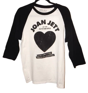 Camiseta raglán de béisbol Joan Jett & The Blackhearts talla M mala reputación 3/4 SLV - Imagen 1 de 4