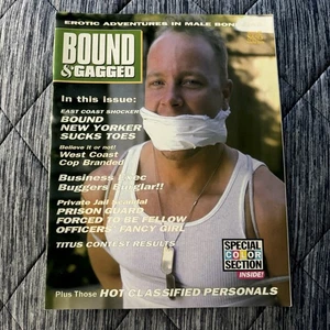 Bound & Gagged Beefcake Gay Interest Modeling Magazine Articles - Picture 1 of 1