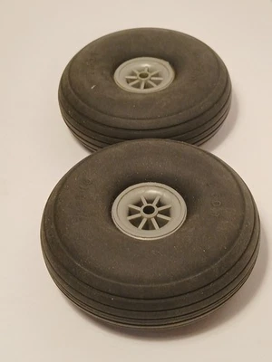 Dubro 350TL 3.5" Inch Treaded Lightweight RC Remote Control Airplane Wheel Tire - Image 1 of 4