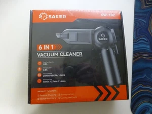 Saker Mini Vacuum Cleaner ,6 in 1 Keyboard Vacuum Cleaner Wireless Vacuum - Picture 1 of 4
