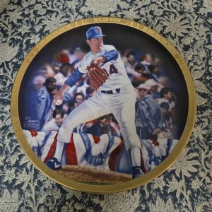 NOLAN RYAN Limited Edition SPORTS COLLECTION BY MENNEN  1990 Vtg  NEW  Box Plate - Picture 1 of 3