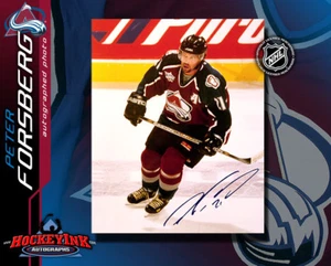 Peter Forsberg SIGNED Avalanche 8X10 Photo -70129 - Picture 1 of 1