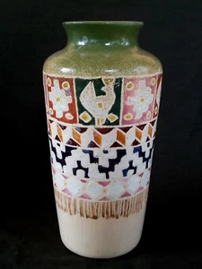 Vintage Arabic ceramic vase, 10.75 inches - Picture 1 of 8