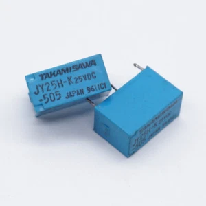 Takamisawa JY25H-K-505 Miniature PCB Relay 5A 250VAC 25VDC 4 Pins (Set of 5) - Picture 1 of 2