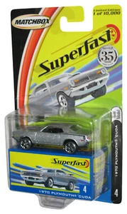 Matchbox Superfast (2004) Silver 1970 Plymouth Cuda Toy Car #4 - Picture 1 of 1