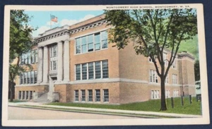 Montgomery High School, Montgomery, WV Postcard - Picture 1 of 2