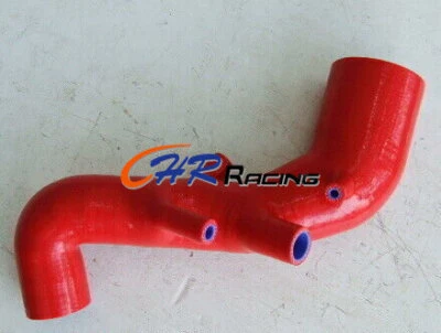RED Silicone Induction Intake Pipe Hose For AUDI TT 225 S3 SEAT LEON R TURBO - image 1 of 4
