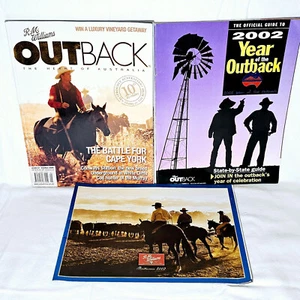 R.M. Williams Outback 10th Anniv Mag + 2002 Guide + Workwear Cat + Slipcase 🧳 - Picture 1 of 24