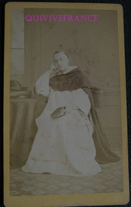 PCV572 - photo CDV Ecclésiastique - 2nd Empire - par ALBERT à MARSEILLE - Bild 1 von 2