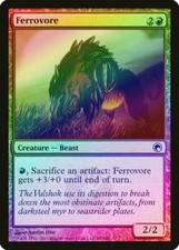 Ferrovore FOIL Scars of Mirrodin NM Red Common MAGIC GATHERING CARD ABUGames