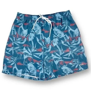 HUK Pursuit Herren Neu mit Etikett Ocean Palm Volley Badehose 5 1/2" Schrittlänge Größe L - Bild 1 von 5