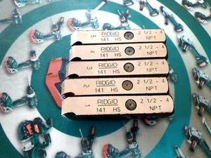 PETTINI PER FILIERA ELETTRICA MIS. DA 2.1/2" ÷ 4" PASSO NPT RIDGID 38120 MOD 141 - Foto 1 di 7