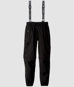 $995 Dolce & Gabbana Kid's Boys Black Overalls Convertible Casual Pants Size 7/8 - Picture 1 of 1