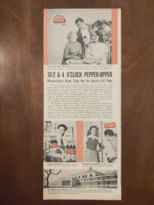 1949 Vintage Dr Pepper, Ad Researchers Prove Time Out For Quick Lift Pays  - Picture 1 of 1